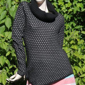 Express Wool Blend Funnel Neck Sweater